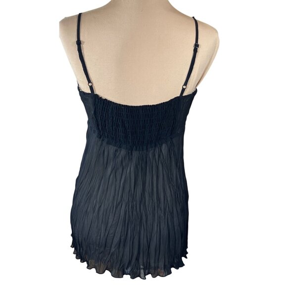 WHBM Skirt & Camisole Set Black Sheer Cocktail Size S Small - Picture 8 of 11